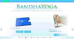 Desktop Screenshot of bandhayoga.com